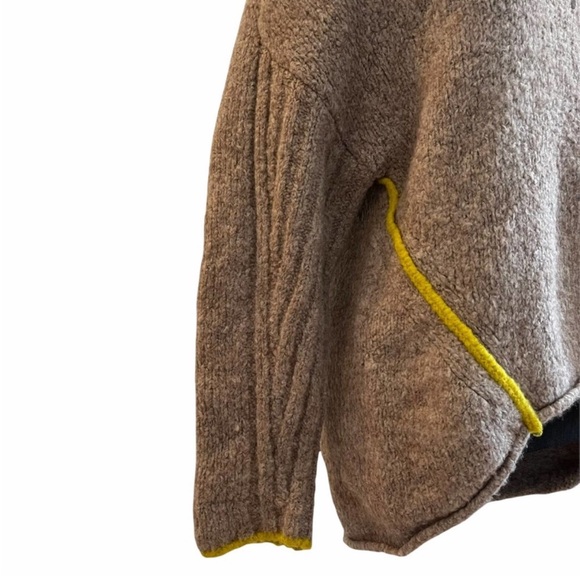 Moth by Anthropologie Oversized Wool Blend Gray Sweater - Picture 8 of 11